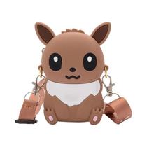 Bolsa De Silicone Pikachu Pokémon Para Crianças, Linda Bolsa De Moda, Pequena Bolsa De