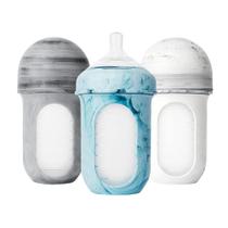 Bolsa de silicone reutilizável para mamadeiras Boon Nursh 240mL 3-6M Bolsa de silicone reutilizável para mamadeiras Boon Nursh 240mL 3-6M