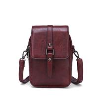 Bolsa de telefone crossbody myfriday vintage para mulheres em couro Bolsa de telefone crossbody myfriday vintage para mulheres em couro