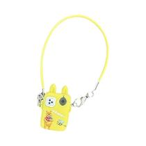 Bolsa De Telefone Em Forma De Câmera De Desenho Animado Com Pingente De Boneco De Pelúcia Para