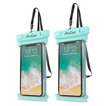 Bolsa de telefone impermeável ProCase, pacote com 2 unidades para iPhone e Galaxy Bolsa de telefone impermeável ProCase, pacote com 2 unidades para iPhone e Galaxy