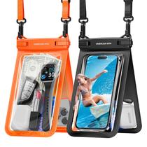 Bolsa de telefone impermeável UnbreakCable, pacote com 2 unidades, 7" IPX8