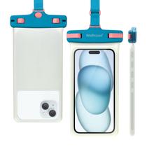 Bolsa de telefone impermeável Wellhouse 7" IPX8 Blue Luminous
