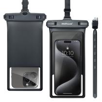 Bolsa de telefone impermeável wellhouse 8" IPX8 preta