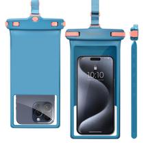 Bolsa de telefone impermeável wellhouse IPX8 8" azul