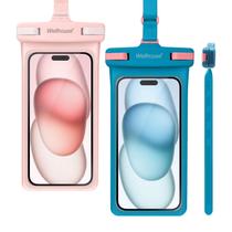 Bolsa de telefone impermeável Wellhouse para iPhone 16 15 14 13 12 Pro Max XS Samsung