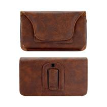 Bolsa De Telefone Masculina Em Couro PU Marrom Com Slot Para Cartão Padrão Crazy Horse Bolsa De Bolsa De Telefone Masculina Em Couro PU Marrom Com Slot Para Cartão Padrão Crazy Horse Bolsa De