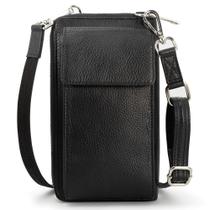 Bolsa de Telefone Tiracolo em Couro BULL GUARD - Anti-Roubo com Bloqueio RFID Bolsa de Telefone Tiracolo em Couro BULL GUARD - Anti-Roubo com Bloqueio RFID