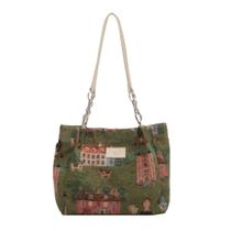 Bolsa de tote de um ombro retrô étnica, moda