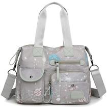 Bolsa de trabalho feminina YoNuo com alça superior em nylon cinza