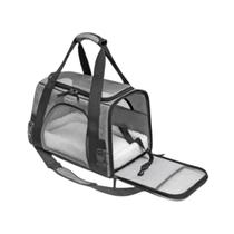 Bolsa de Transporte 43x28x25 Cinza Pet Cães Gatos Perigot Bolsa de Transporte 43x28x25 Cinza Pet Cães Gatos Perigot