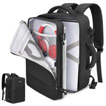 Bolsa de transporte Deegotech para PS5/PS5 Pro com laptop de 15,6" preta