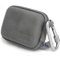 Bolsa de transporte FitStill Grey PU para Go Pro Hero 13-5 preta