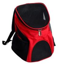 Bolsa de transporte mochila para caes gatos passeio pet dog bag viagem canguru pet vermelho kangur