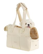 Bolsa de transporte para animais de estimação ONECUTE para cães pequenos, gatos e coelhos bege