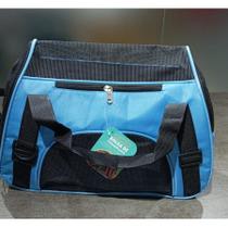 Bolsa De Transporte para Cães e Gatos Em Poliéster 45Cm X 21,5Cm X 26,5Cm