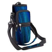 Bolsa de transporte para garrafas de água AORTDES 25 onças isolada azul Bolsa de transporte para garrafas de água AORTDES 25 onças isolada azul