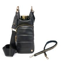 Bolsa de transporte para garrafas de água WanderFull HydroBag Black Vegan Leather