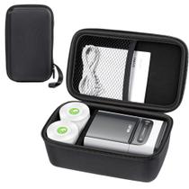 Bolsa de transporte para Nelko PM220 Label Maker Black Bolsa de transporte para Nelko PM220 Label Maker Black