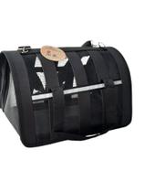 Bolsa de transporte para Pet Gato Cães para Viagem passeio- Preto