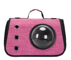 Bolsa de transporte para pet lateral Rosa Bolsa de transporte para pet lateral Rosa
