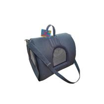 Bolsa De Transporte Pet Cachorro E Gato Até 7kg Azul - Zostpet