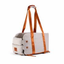 Bolsa de Transporte Pet Para Carro Plush Up4you Bege Bolsa de Transporte Pet Para Carro Plush Up4you Bege