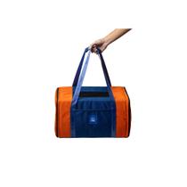 Bolsa de Transporte ShuDog para Cães e Gatos - Marinho Laranja