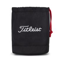 Bolsa de treino de golfe Titleist preta e vermelha para 3 dúzias de bolas Bolsa de treino de golfe Titleist preta e vermelha para 3 dúzias de bolas