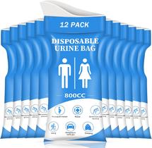 Bolsa de urina descartável DIBBATU 800mL 12 PCS para viagens de emergência