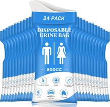 Bolsa de urina DIBBATU 800mL descartável 24 unidades para viagens e acampamentos