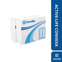 Bolsa de urostomia active-life convexa transparente 22mm 02 caixas (c/10 unds) 175793 - convatec