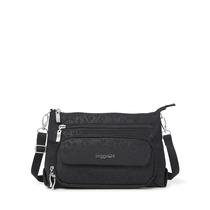 Bolsa de uso diário original Baggallini com carteira RFID Black Cheetah