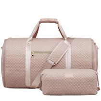 Bolsa de vestuário Coolife Convertible Travel Mochila rosa Bolsa de vestuário Coolife Convertible Travel Mochila rosa