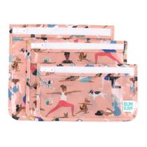 Bolsa de viagem Bumkins Toiletry aprovada pela TSA, conjunto de 3