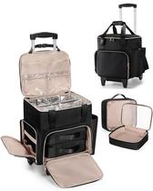 Bolsa de viagem com rodinhas para cabeleireiro Prokva com isolamento térmico Bolsa de viagem com rodinhas para cabeleireiro Prokva com isolamento térmico