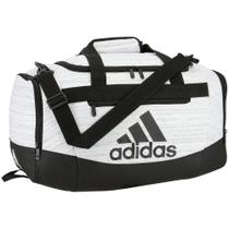Bolsa de viagem de ginástica adidas Defender 4.0 unissex pequena 38L branca/preta