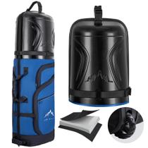 Bolsa de viagem de golfe UNIHIMAL com estojo rígido para PC, rodas azuis Bolsa de viagem de golfe UNIHIMAL com estojo rígido para PC, rodas azuis