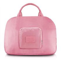 Bolsa De Viagem Dobrável Trapézio - Rosa