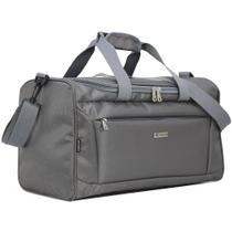 Bolsa de Viagem em Poliéster Diamond Média - BV-171 - Grafite