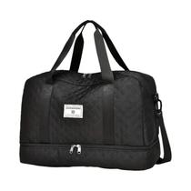 Bolsa De Viagem Estilosa E Impermeável Deluxe Com Divisórias, Separação De Seco E Molhado E Bolsos