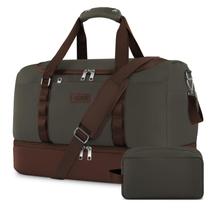 Bolsa de Viagem ETRONIK Duffle & Gym 42L - Compartimento para Sapatos (Verde)