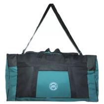 Bolsa de viagem extra grande sacola com alça tira colo mala grande verde agua cod 3291