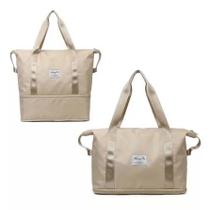Bolsa de Viagem Feminina Expansivel Impermeavel Grande Academia Yoga com Compartimento Inferior