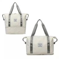 Bolsa de Viagem Feminina Expansivel Impermeavel Grande Academia Yoga com Compartimento Inferior