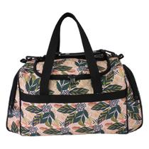 Bolsa De Viagem Feminina Média Ls Bolsas Floral Verde