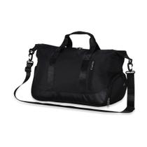 Bolsa De Viagem Grande Esportiva Tiracolo Unissex Fitness - Preto