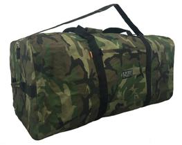 Bolsa de Viagem Grande para Equipamentos Pesados - Impermeável com Estampa de Camuflagem (91 x 43 x 43 cm)