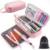 Bolsa de viagem Hair Tools com tapete resistente ao calor ELCUPA 2IN1