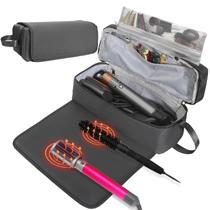 Bolsa de viagem Hair Tools FAMOPLAY com tapete resistente ao calor